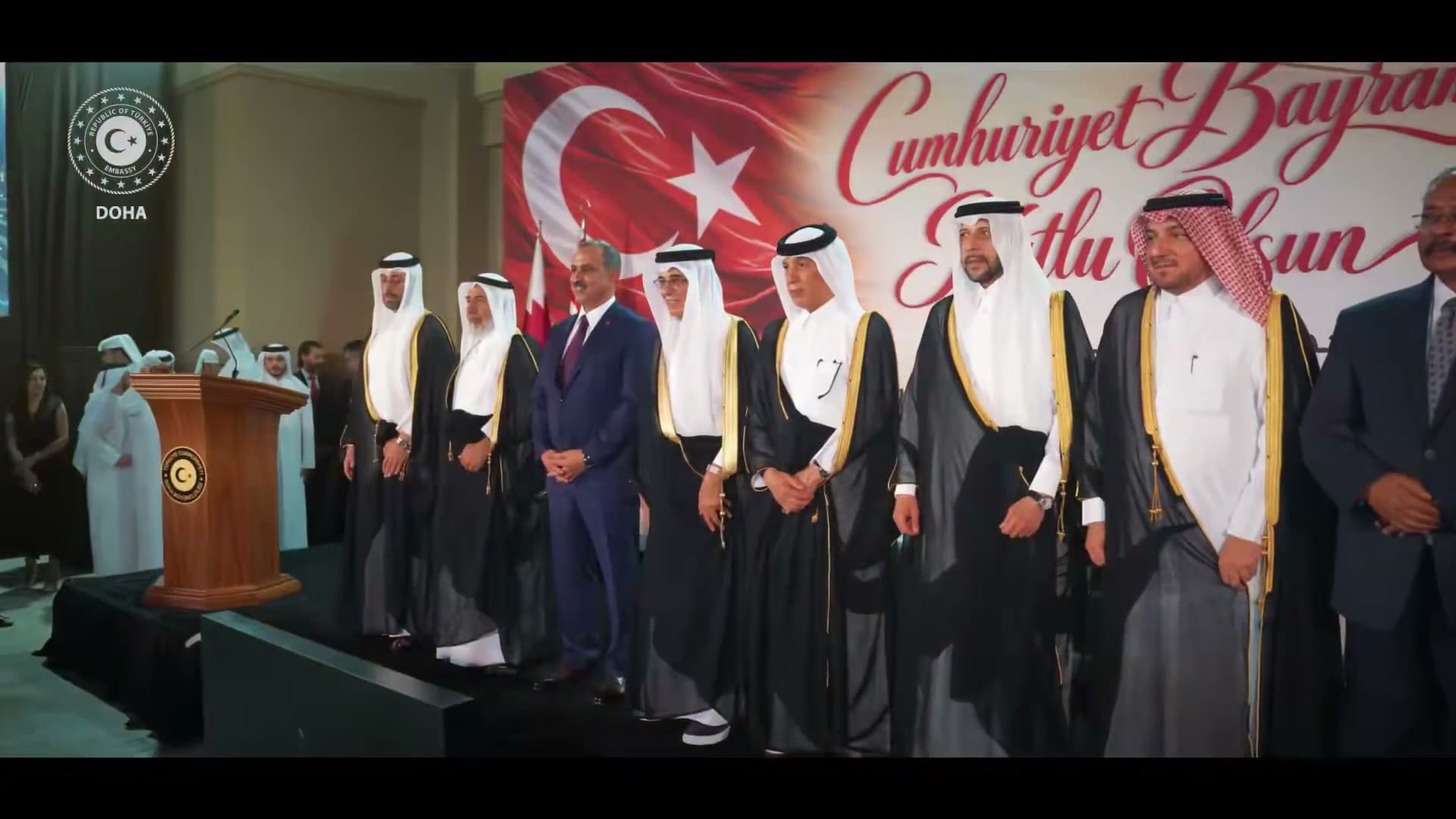 Doha, Kudüs ve Trablus'taki Türk misyonları Cumhuriyetin 103. yılını kutladı