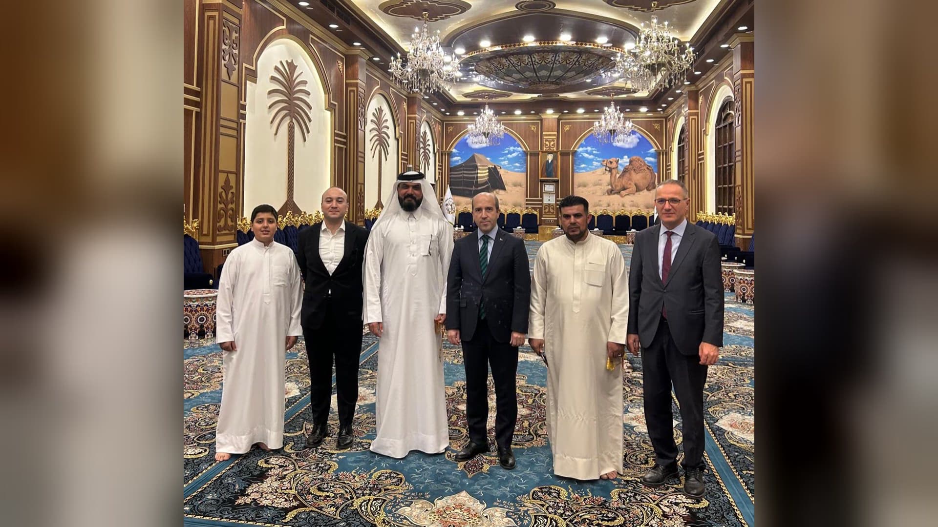 القنصلية التركية في البصرة تبحث التعاون مع شيخ عشيرة الصرايفي