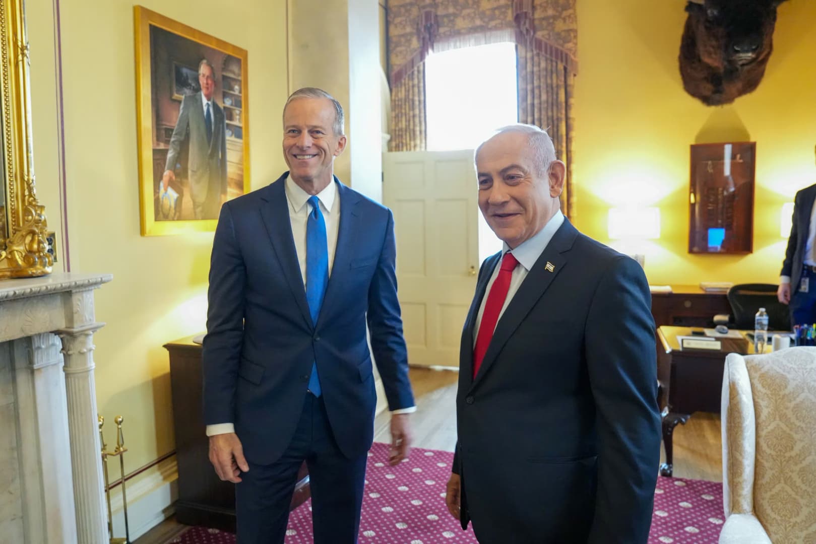 Netanyahu posts nuclear blast image two days before Israel's election