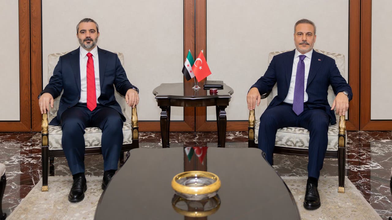 فيدان والشيباني يبحثان في أنقرة تفعيل اللجنة المشتركة العليا