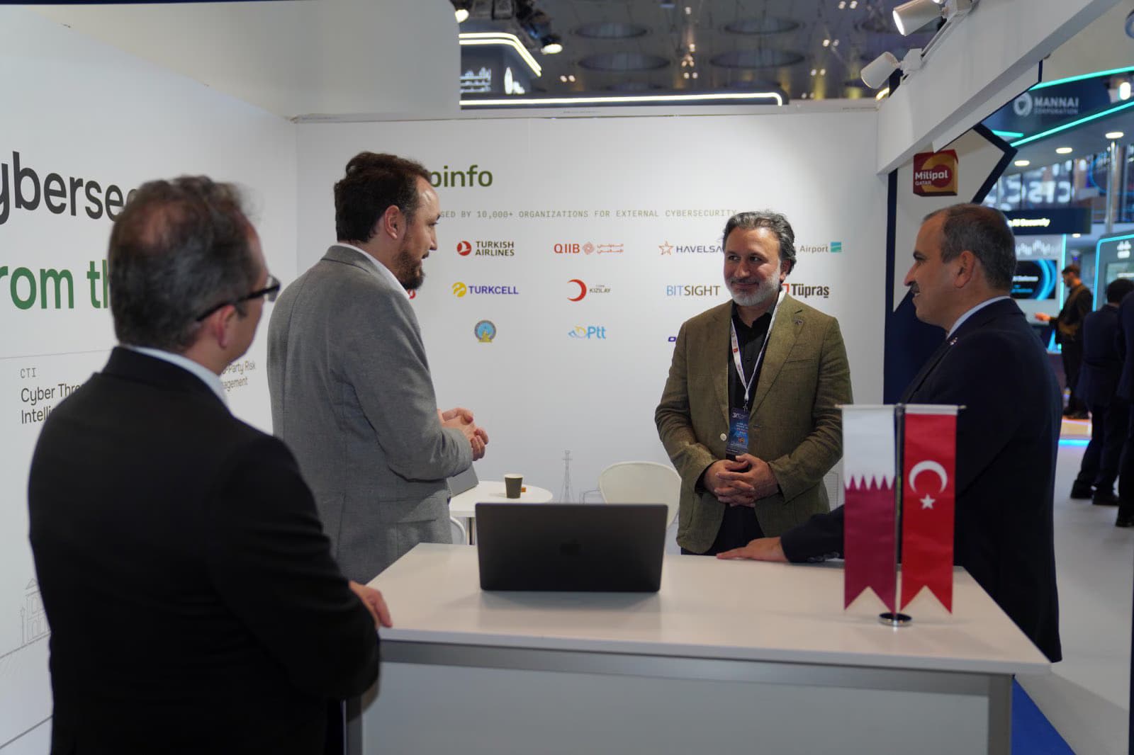 Turkish Ambassador in Doha visits Turkish companies' stands at Milipol Qatar