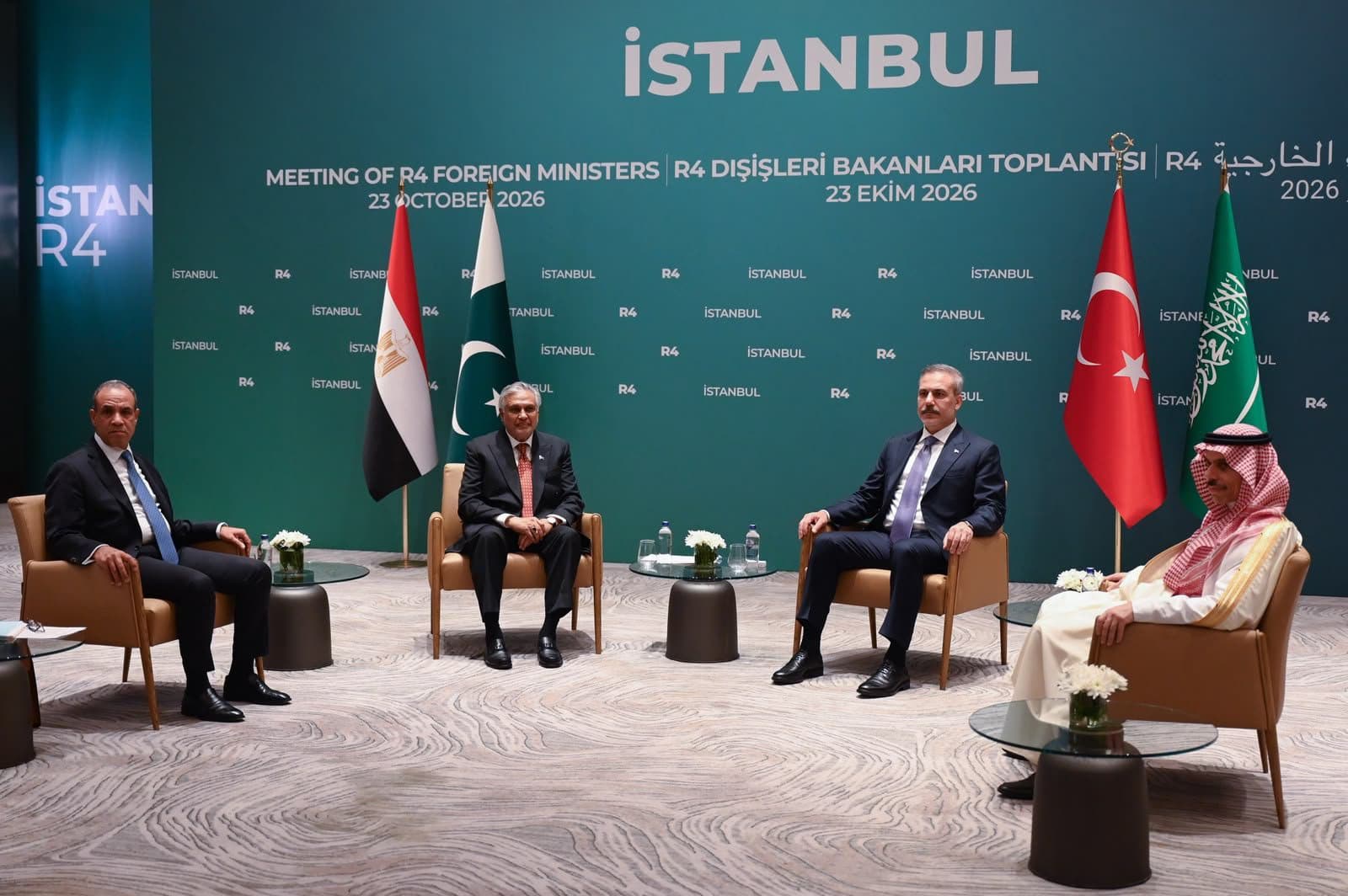 Dört ülkenin dışişleri bakanları, İsrail işgalini istikrarsızlığın temel kaynağı olarak niteledi