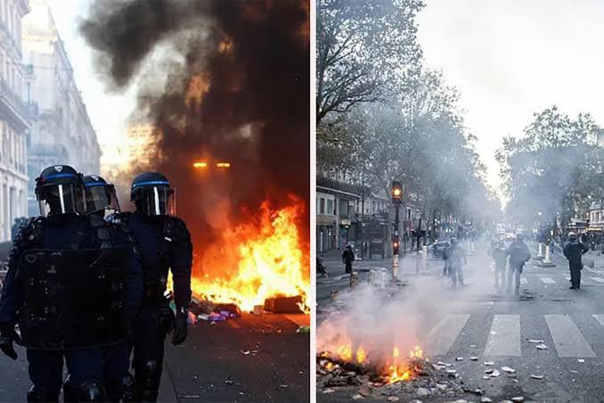 Europe sees protests, Palestinian flags in Italy and a Paris curfew