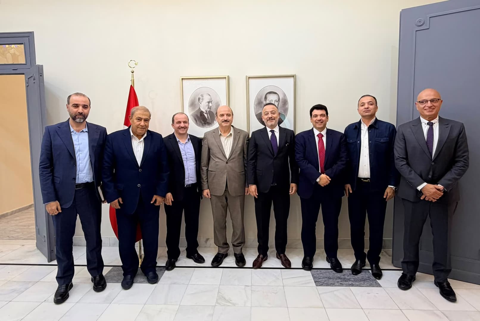السفير التركي في دمشق يبحث مع غرفة تجارة ريف دمشق تعزيز التجارة والاستثمار