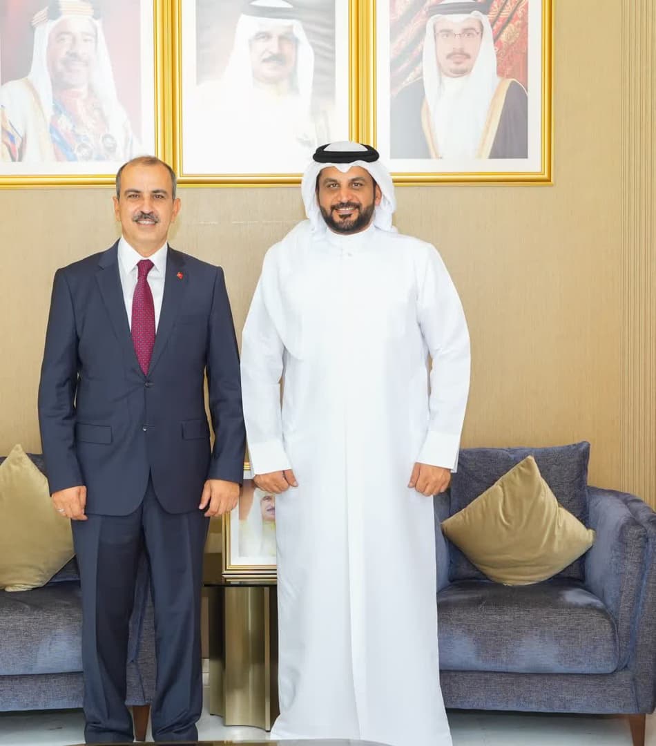 السفير التركي في الدوحة يزور سفير البحرين محمد بن علي الغتم