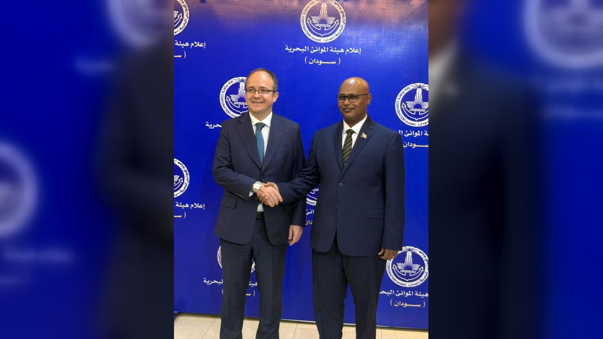 Ambassador Oba visits Sudan Sea Ports Corporation chief Gaylani Mohamed Gaylani