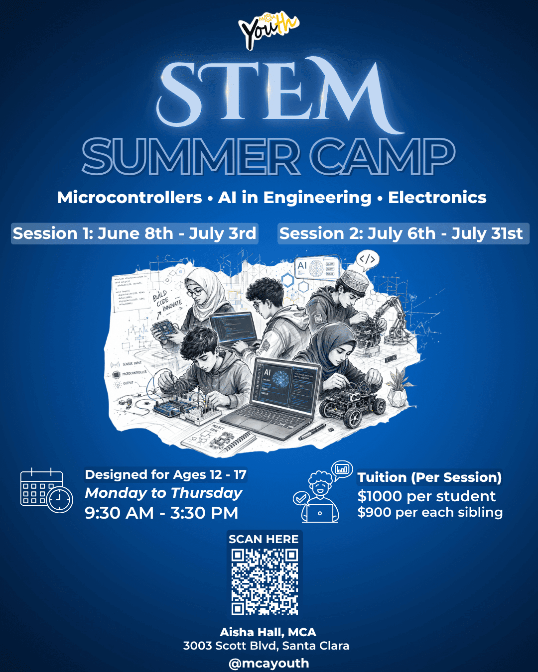 معسكرات صيفية STEM للشباب